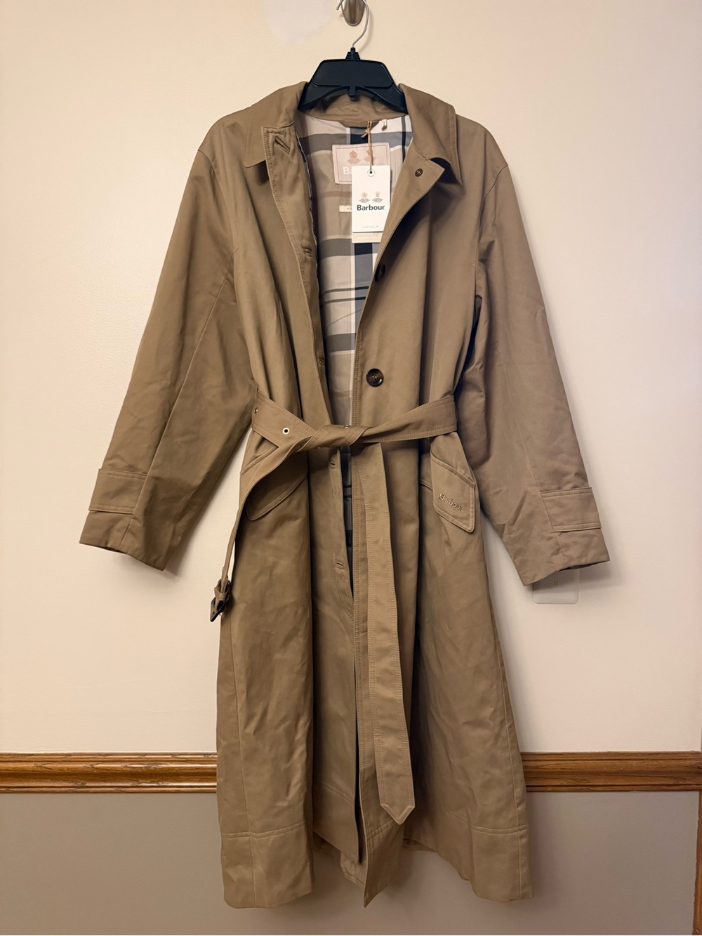 Opal Water Resistant Belted Trench Coat